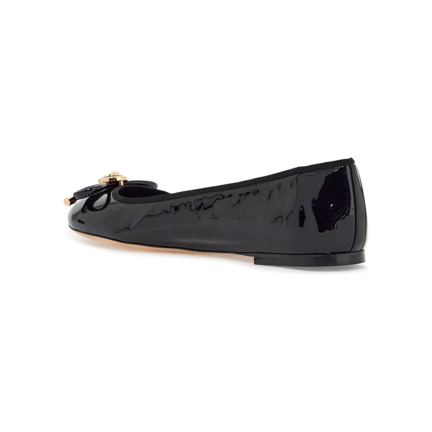 Versace opera bow ballet flats
