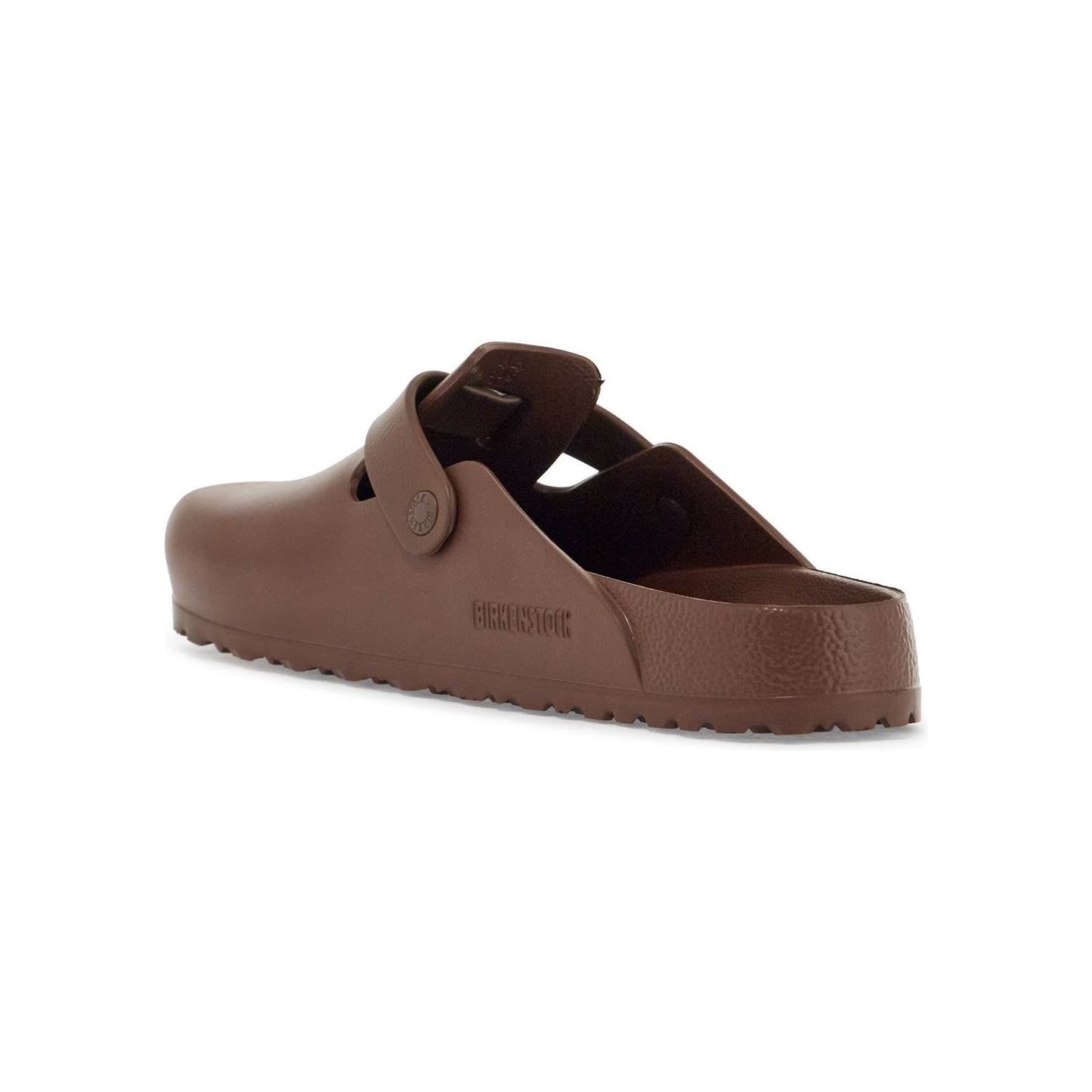 Birkenstock boston eva slippers brown with buckle for men