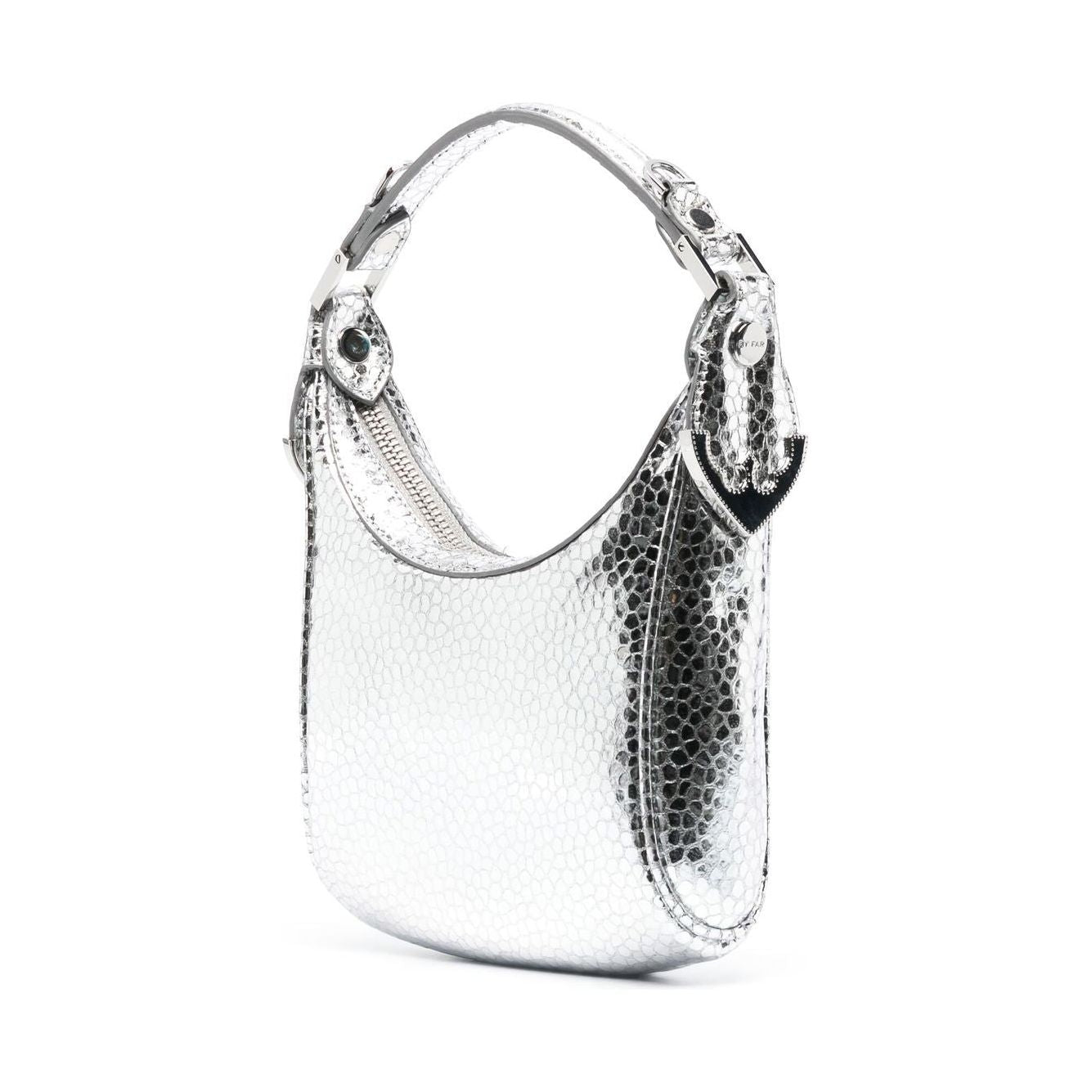 By Far Pre Cosmo metallic top-handle bag
