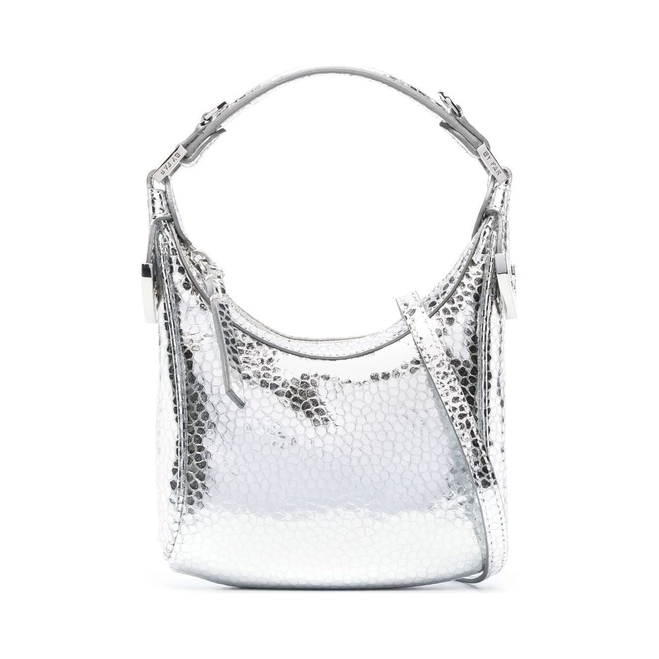 By Far Pre Cosmo metallic top-handle bag