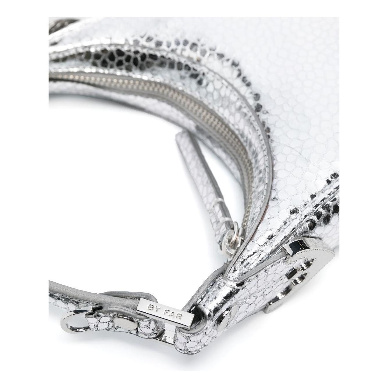 By Far Pre Cosmo metallic top-handle bag