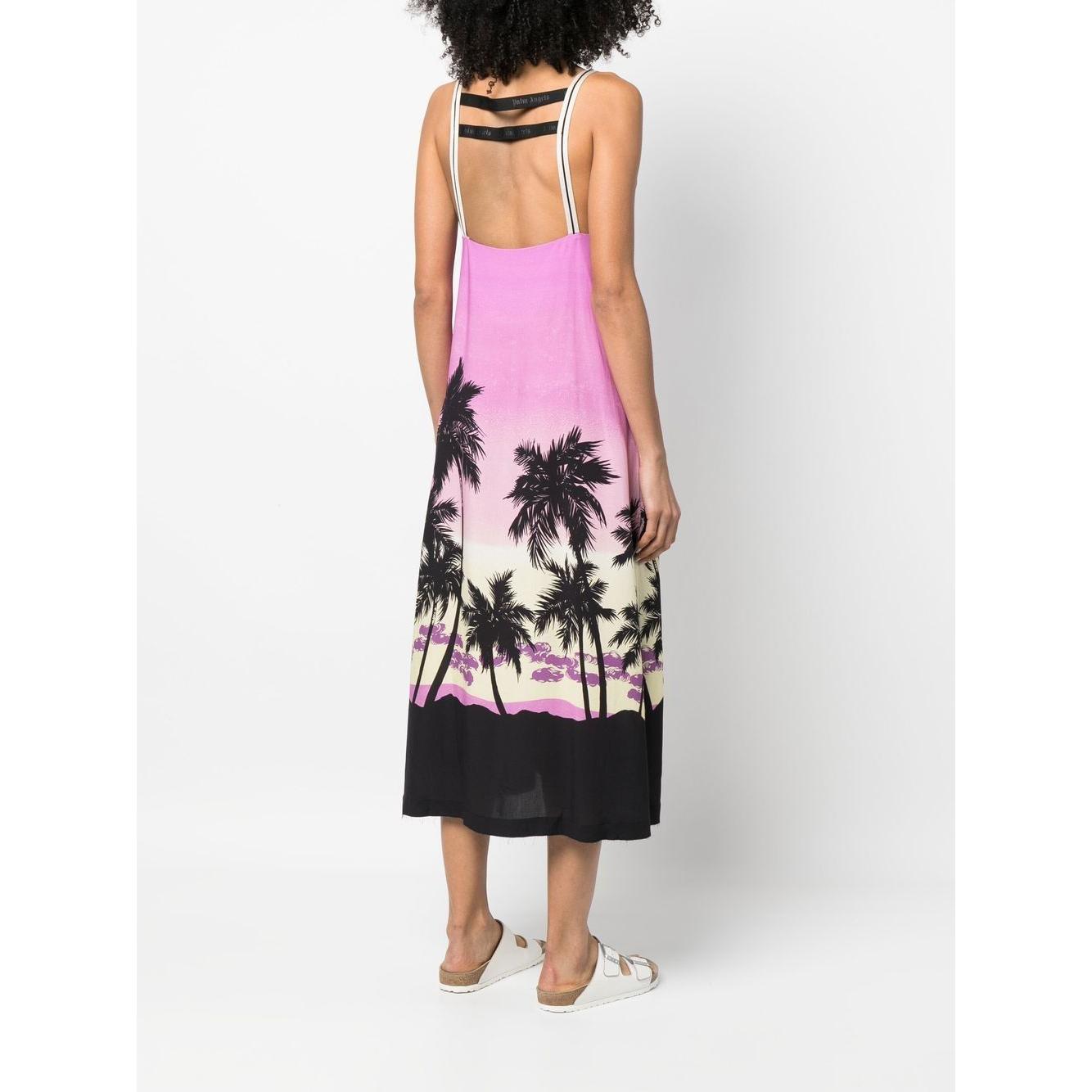 Palm Angels Dresses Purple Dresses Palm Angels Misty Rose