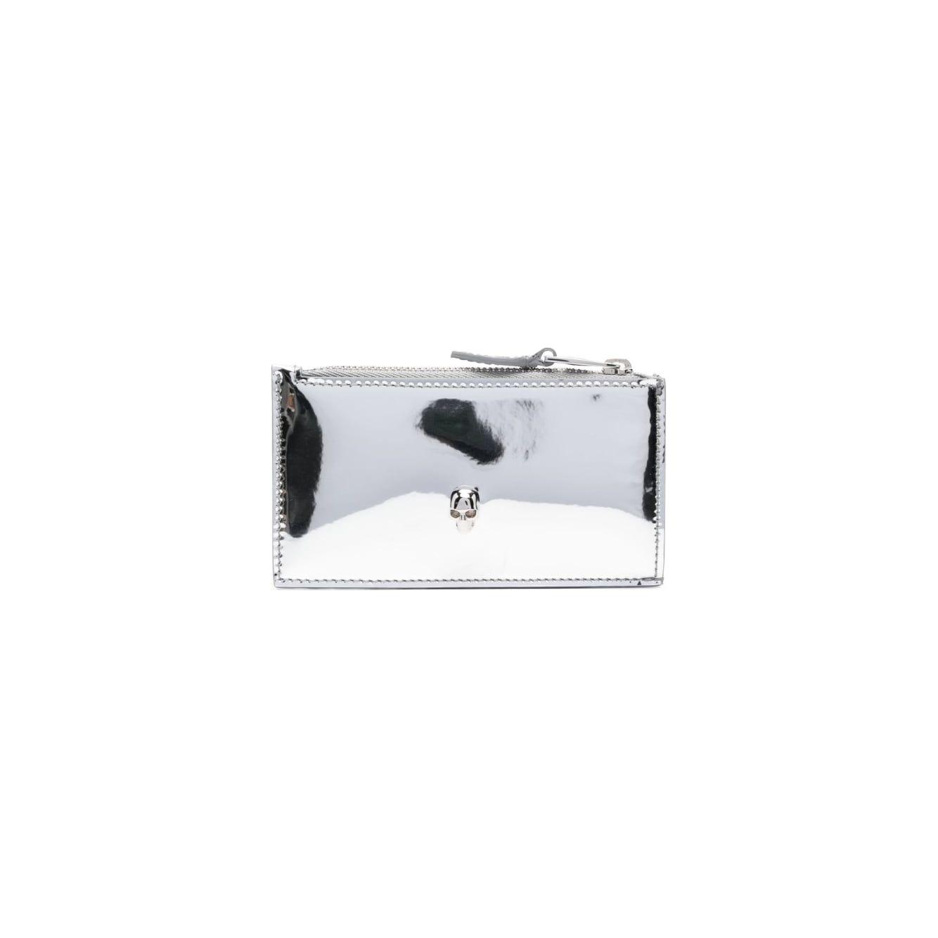 Alexander McQueen Wallets Silver Wallets Alexander Mcqueen Light Gray