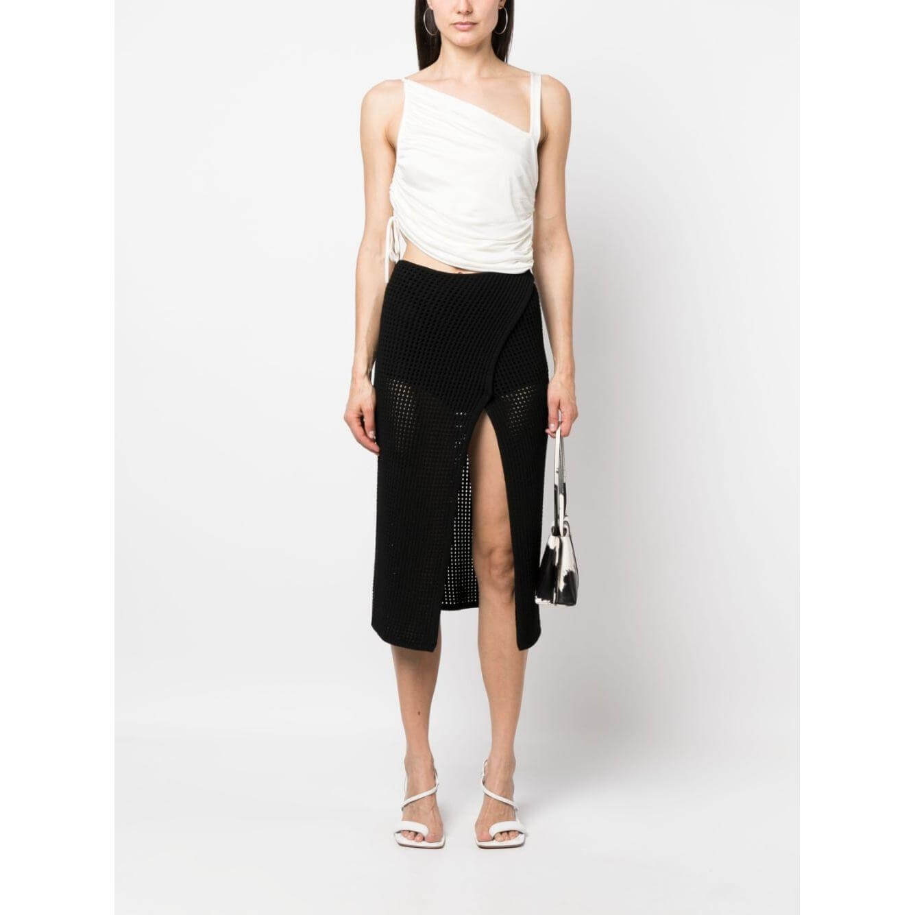 Andrea Adamo Top White Topwear Andrea Adamo Beige