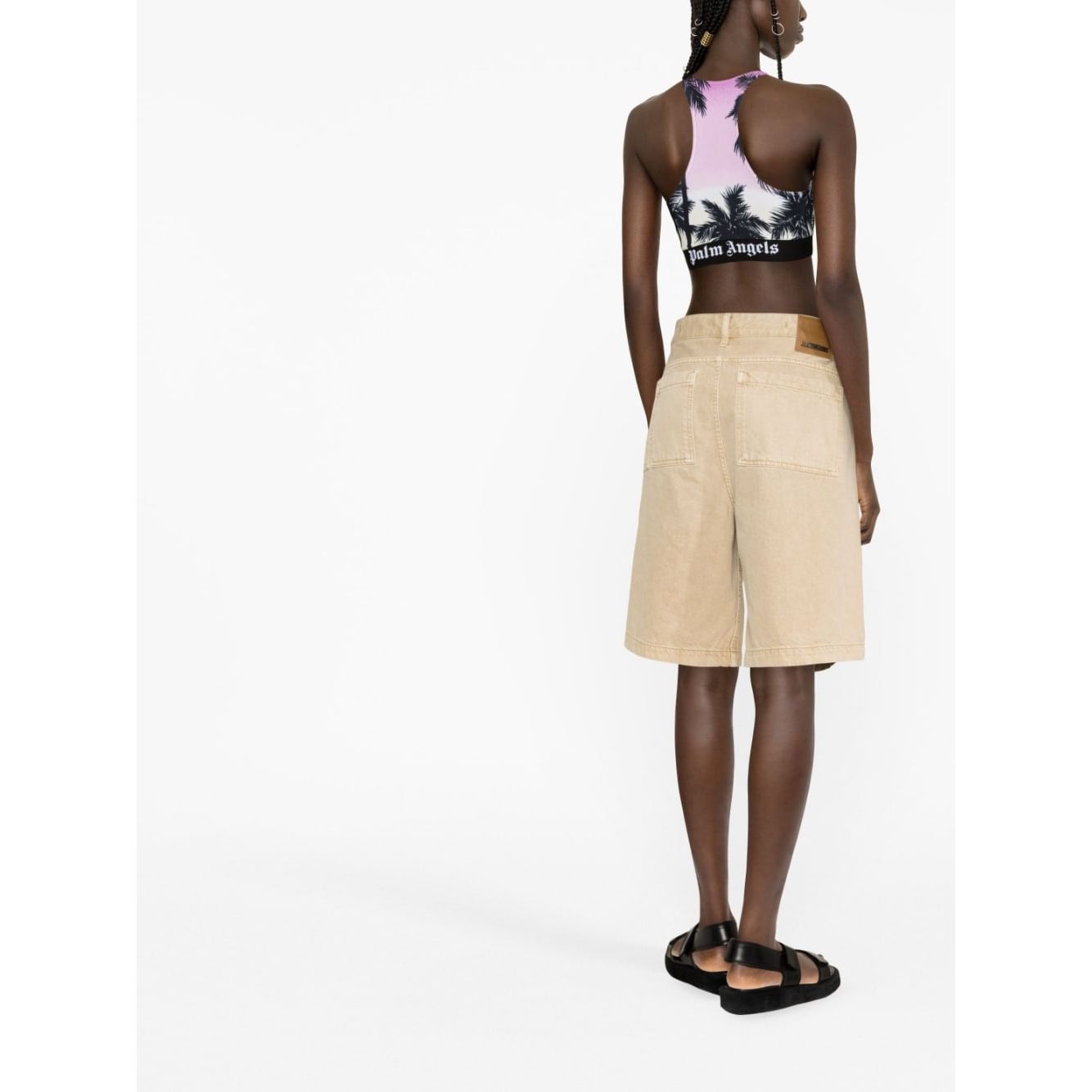 Palm Angels Top Purple Topwear Palm Angels White Smoke