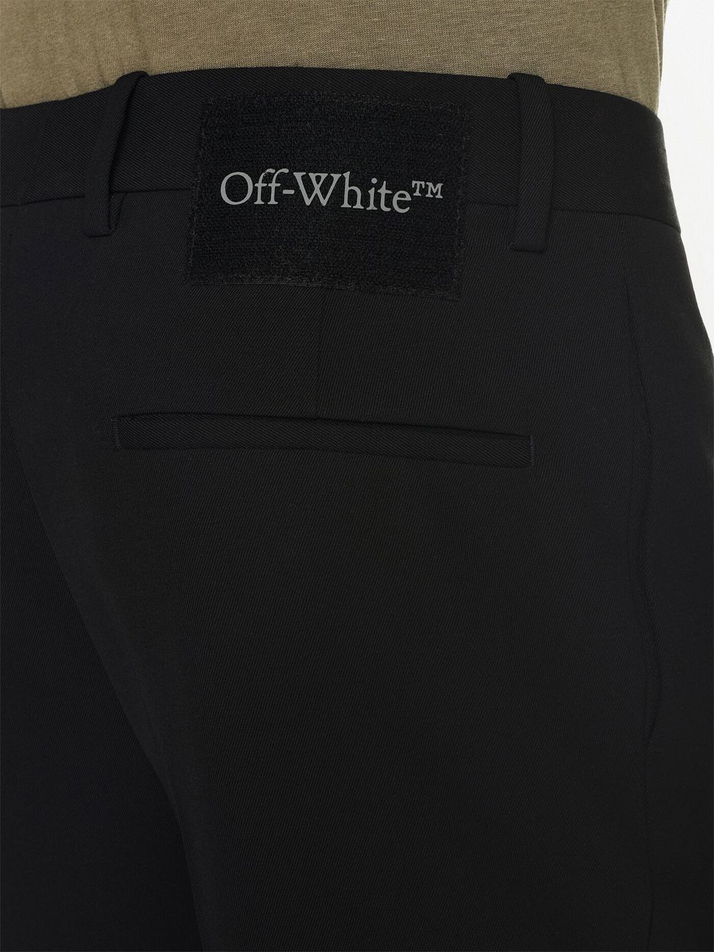 Off White Trousers Black Trousers Off White Black
