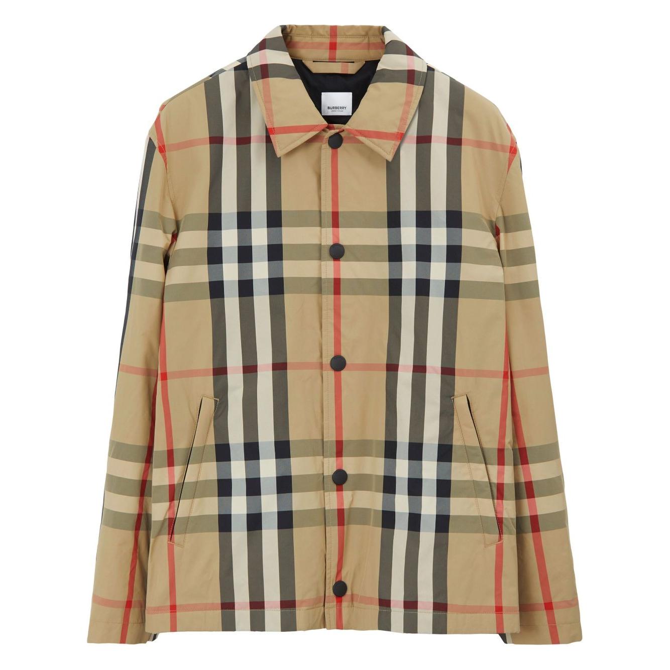 Burberry Checked shirt jacket