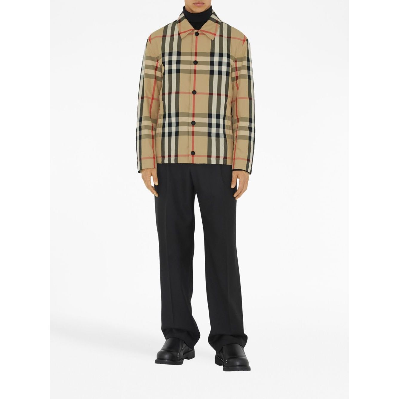 Burberry Checked shirt jacket