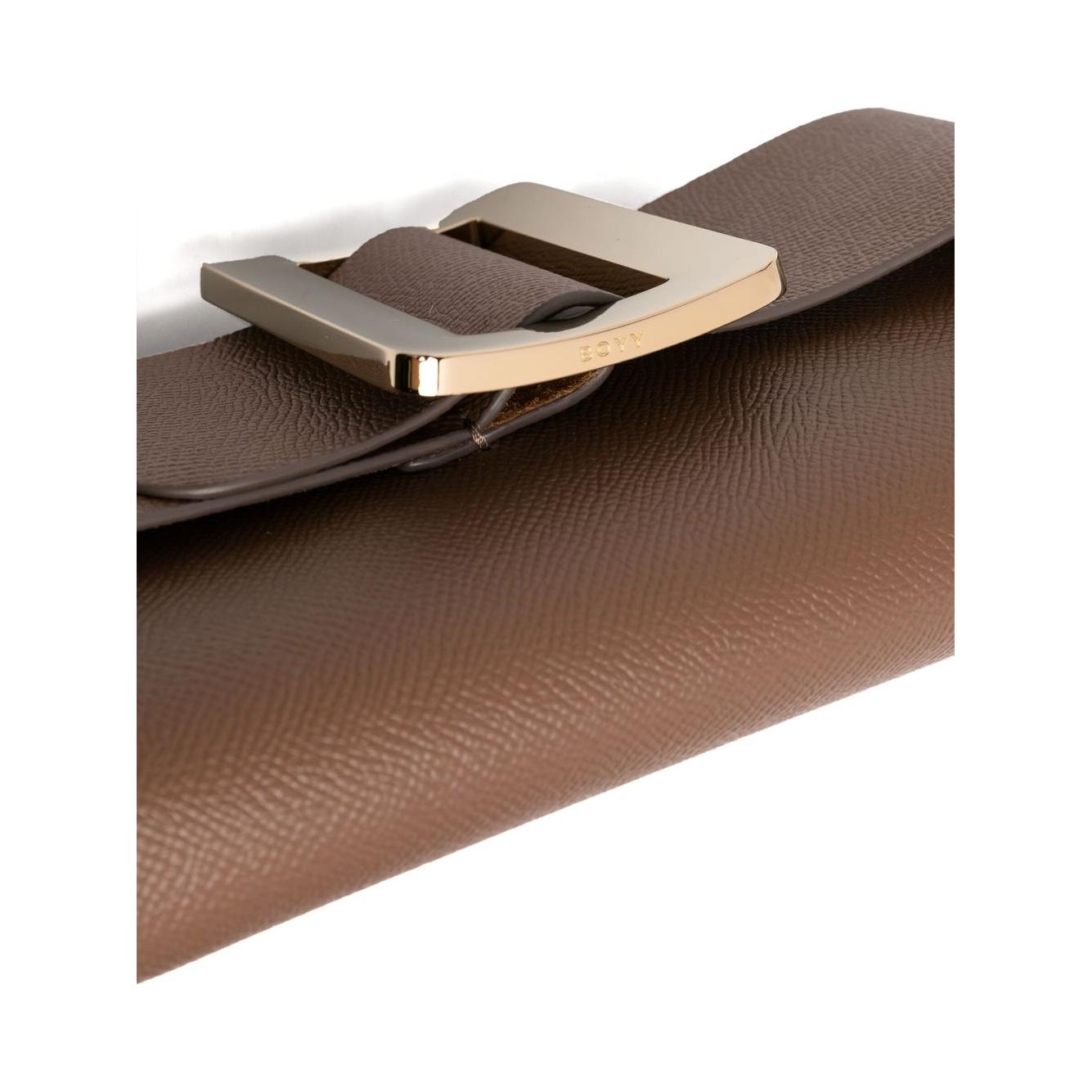 Boyy Buckle Travel Case Epsom Leather Handbag Clutches Boyy Dim Gray