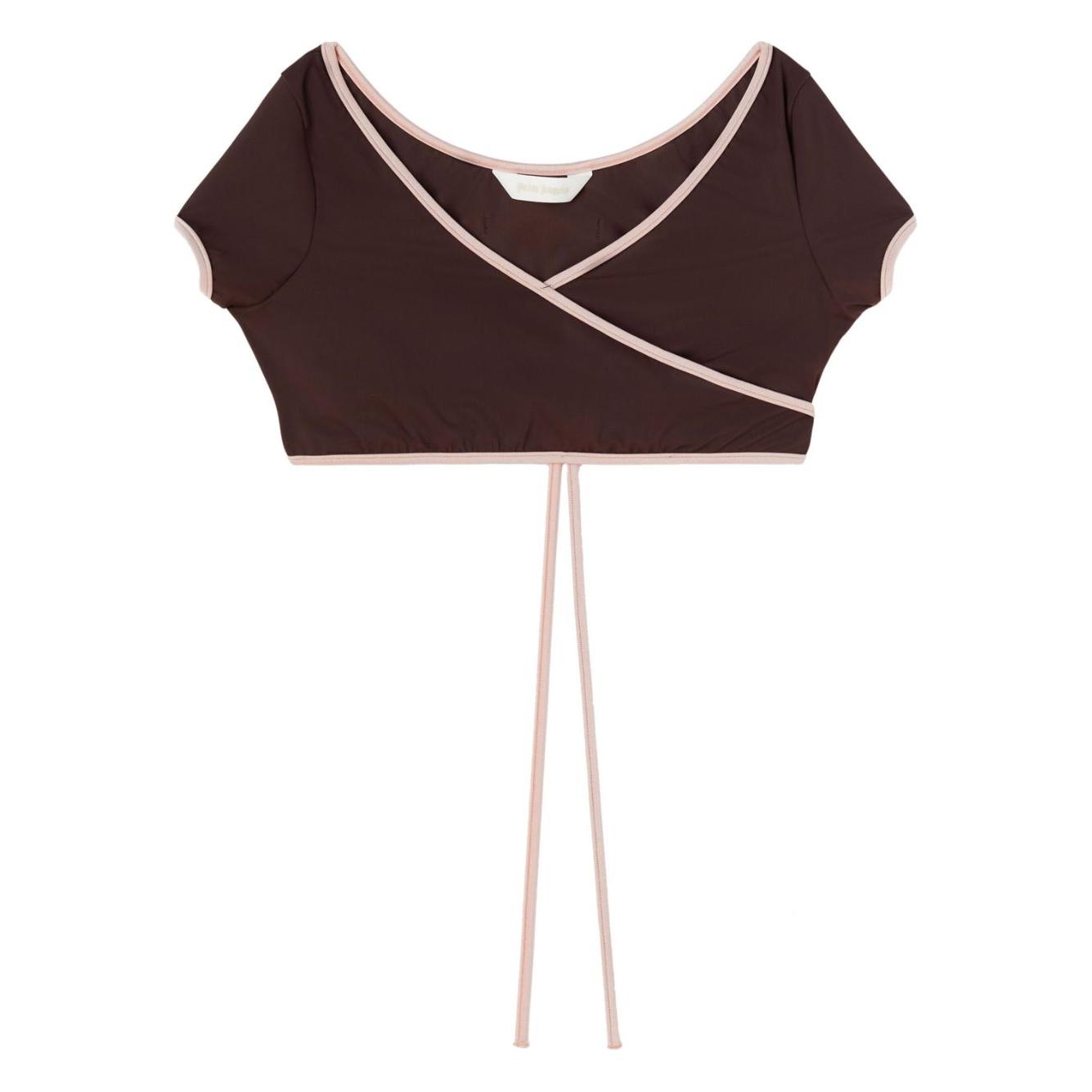 Palm Angels Sea clothing Brown Beachwear & underwear Palm Angels Dark Slate Gray