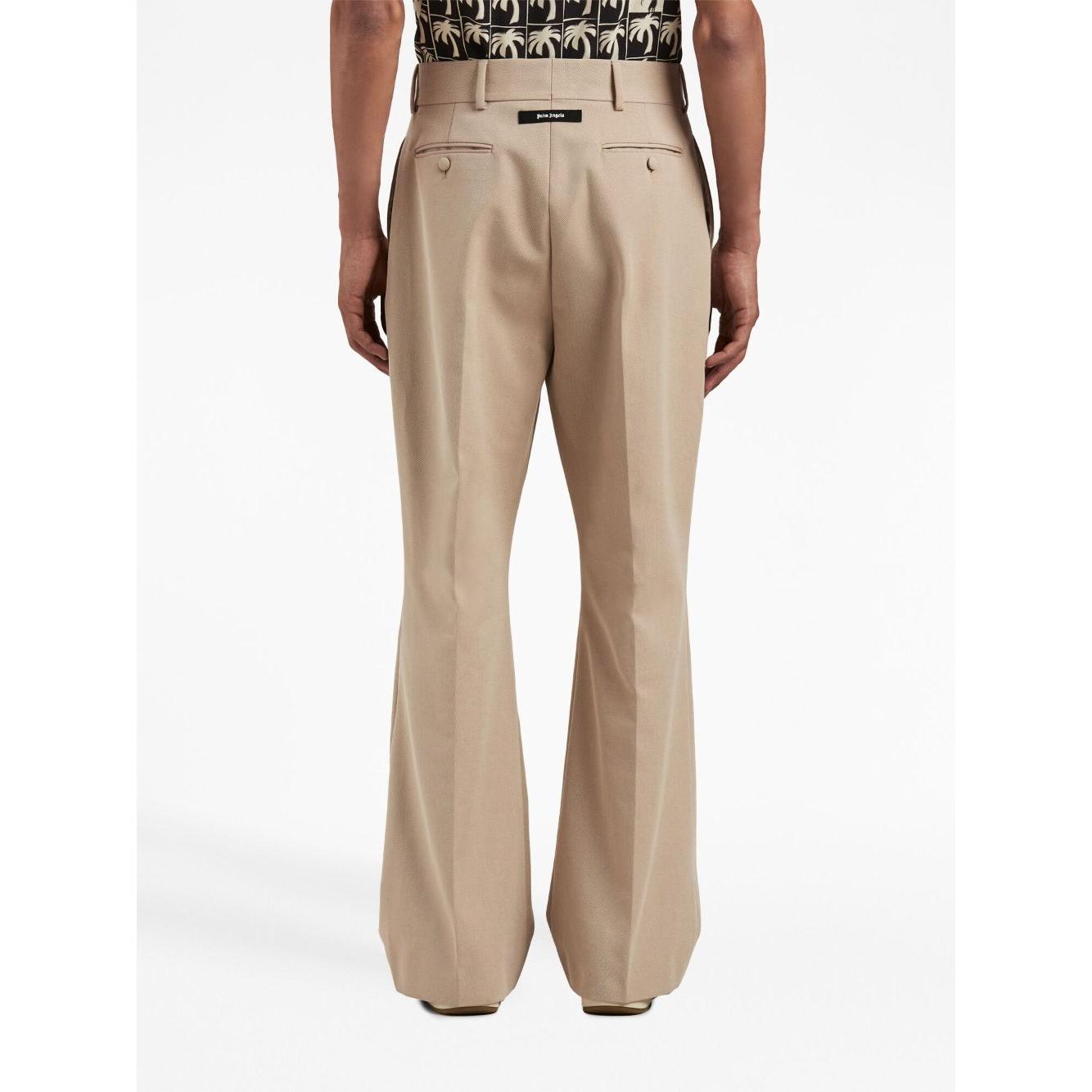 Palm Angels Trousers Beige Trousers Palm Angels Antique White