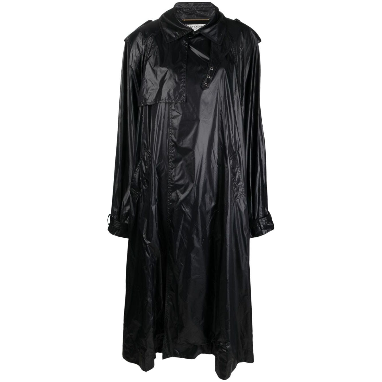Saint Laurent Coats Black Jackets Saint Laurent Black