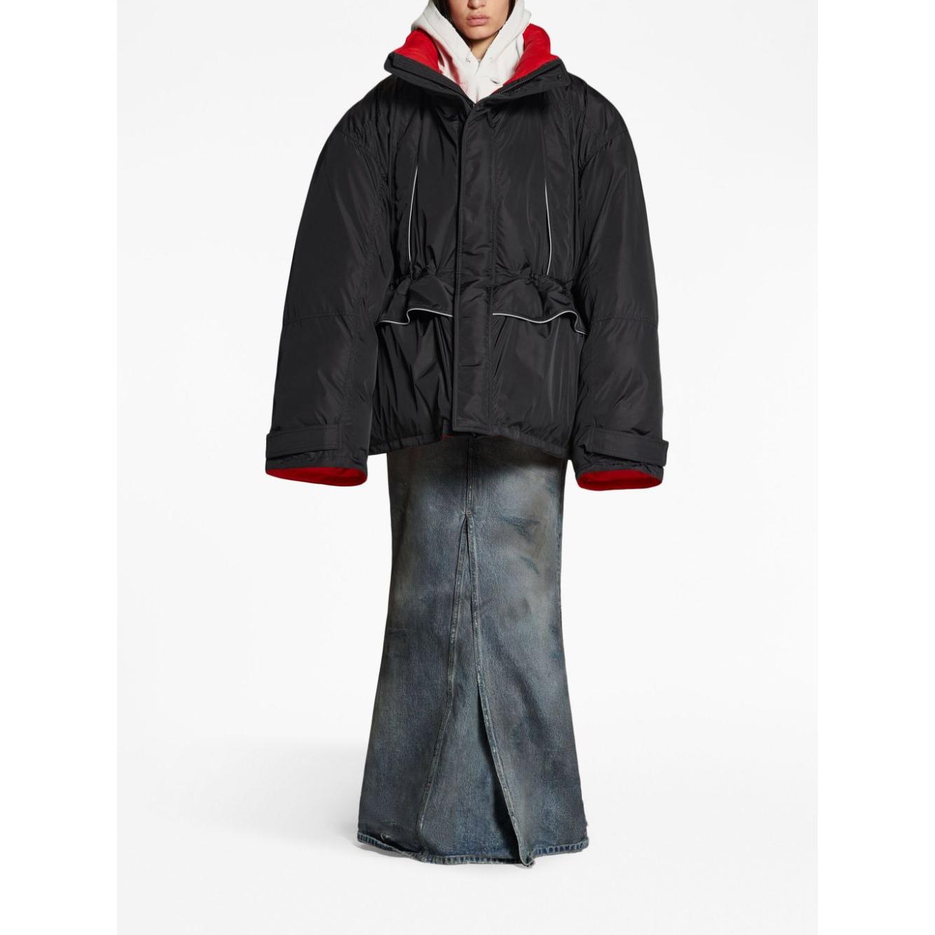 Balenciaga oversized padded parka Coats Balenciaga White Smoke