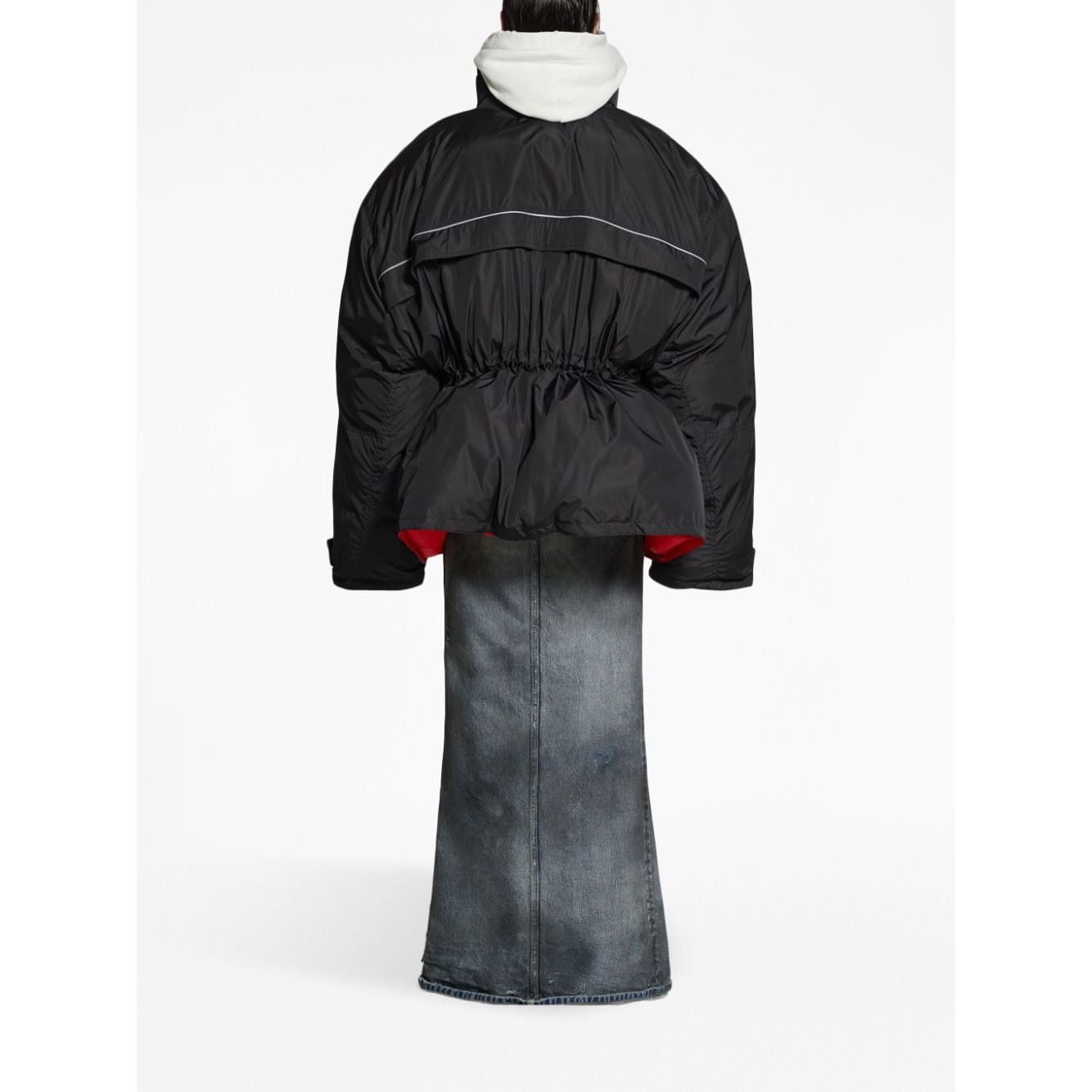 Balenciaga oversized padded parka Coats Balenciaga White Smoke