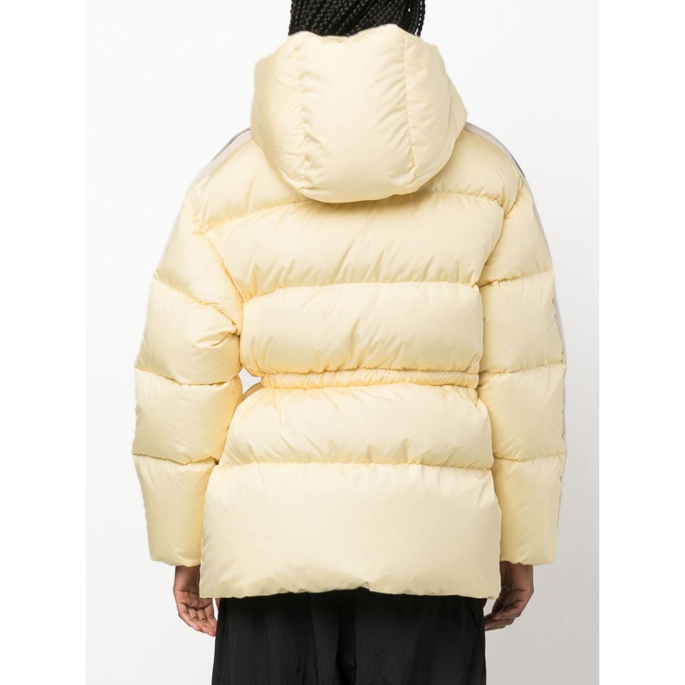 Palm Angels Coats Beige Jackets Palm Angels Antique White