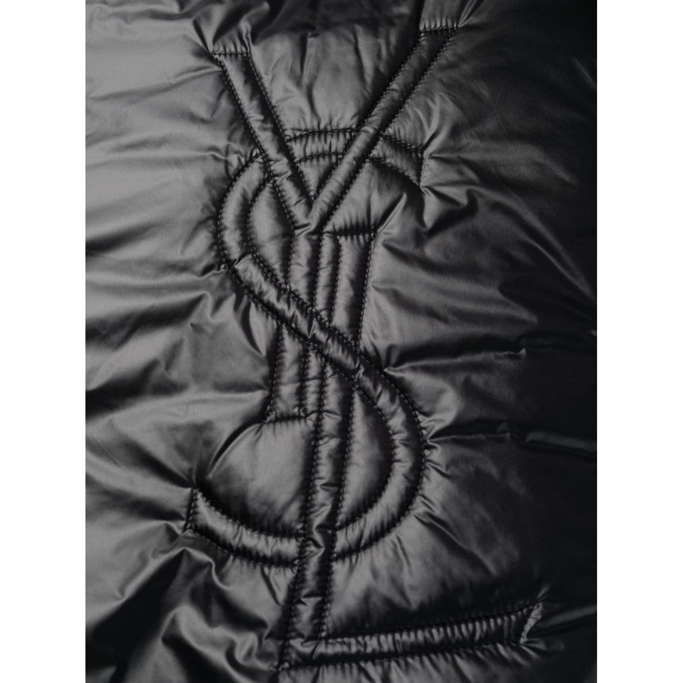 Saint Laurent Coats Black Jackets Saint Laurent Dark Slate Gray