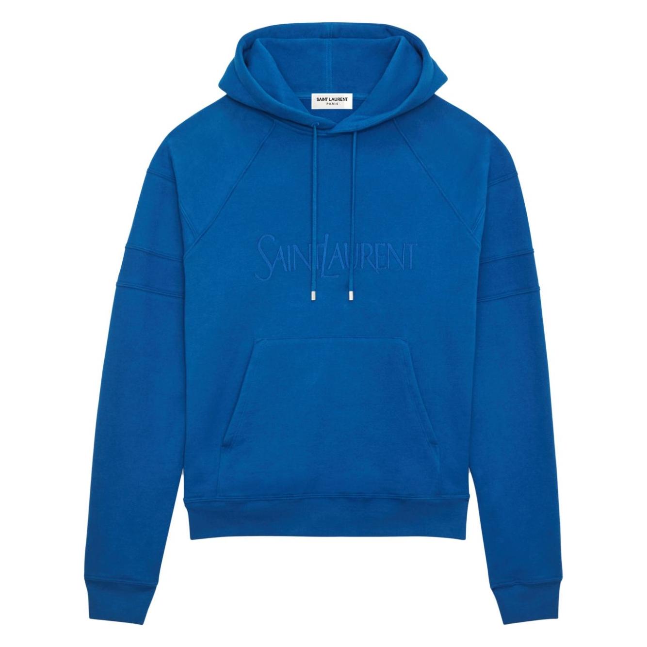 Saint Laurent Sweaters Blue Topwear Saint Laurent Dark Cyan