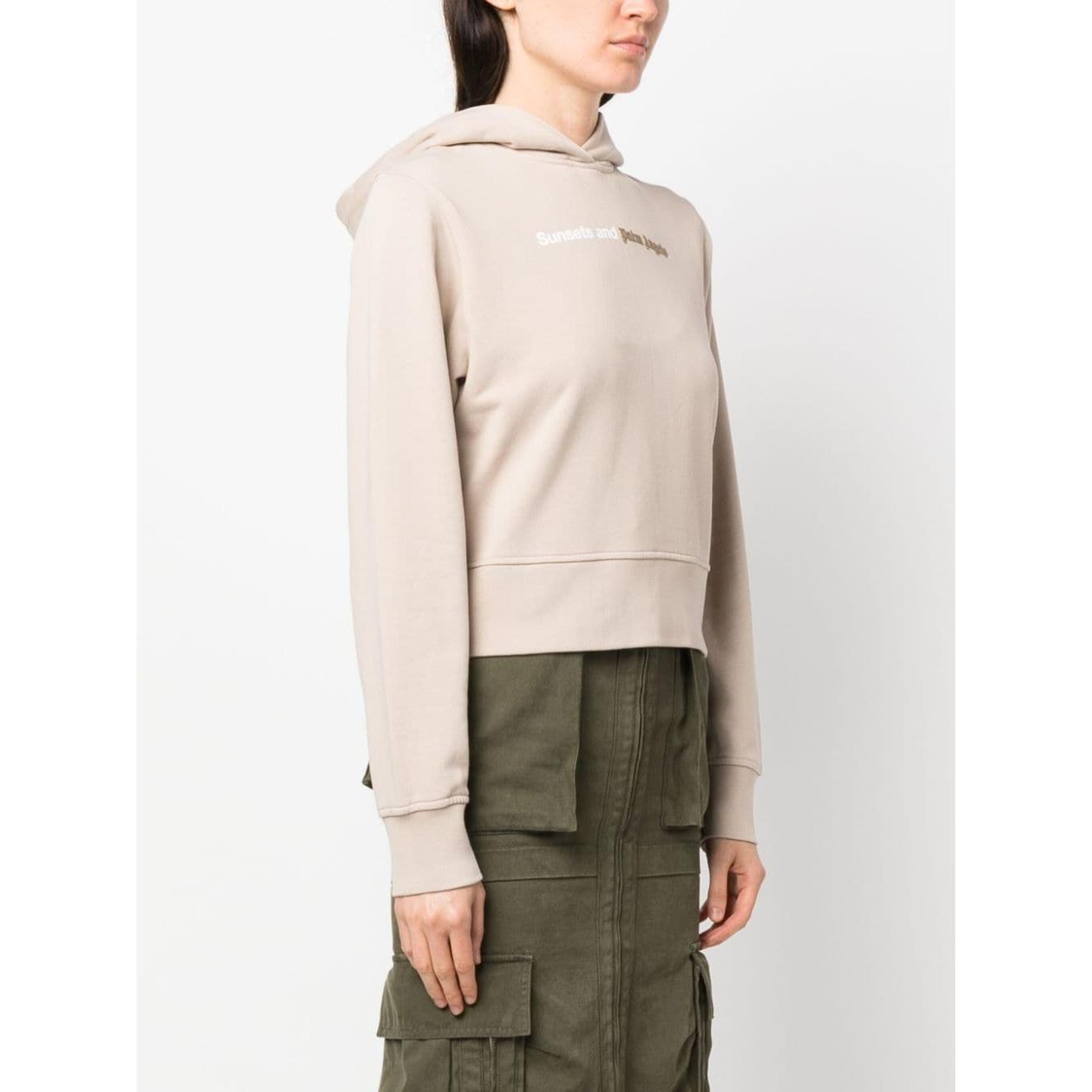 Palm Angels Sweaters Beige Topwear Palm Angels Antique White