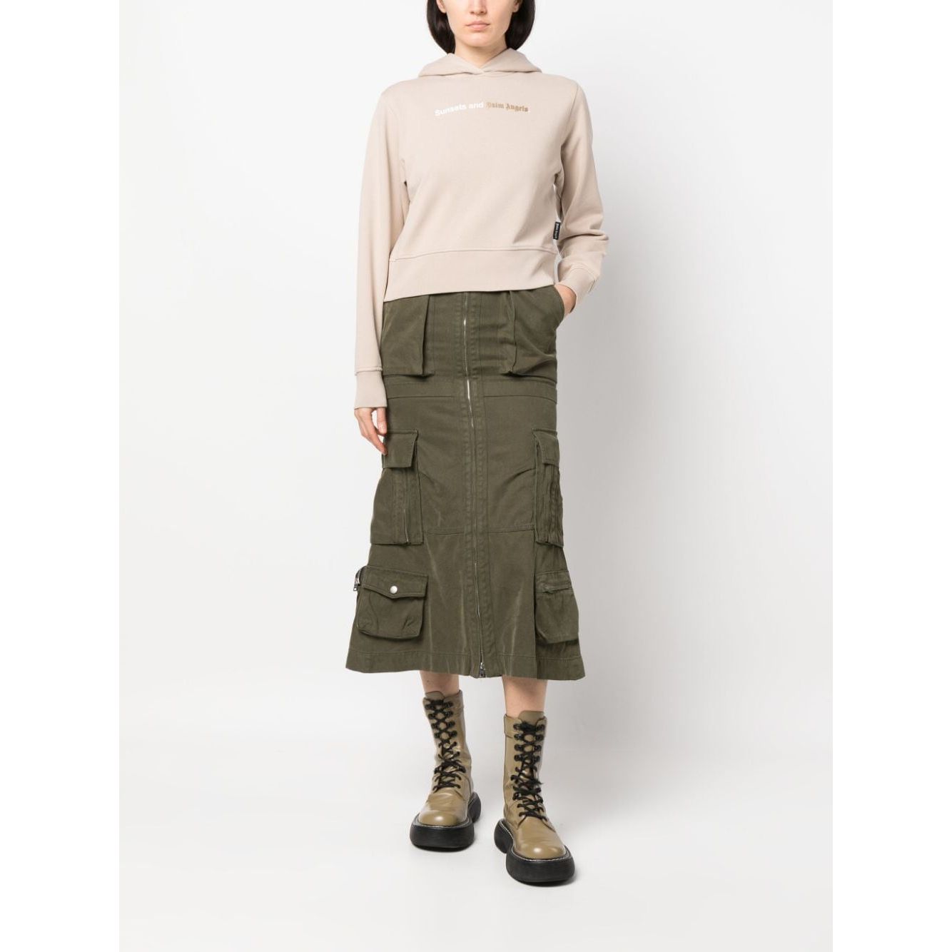 Palm Angels Sweaters Beige Topwear Palm Angels Beige