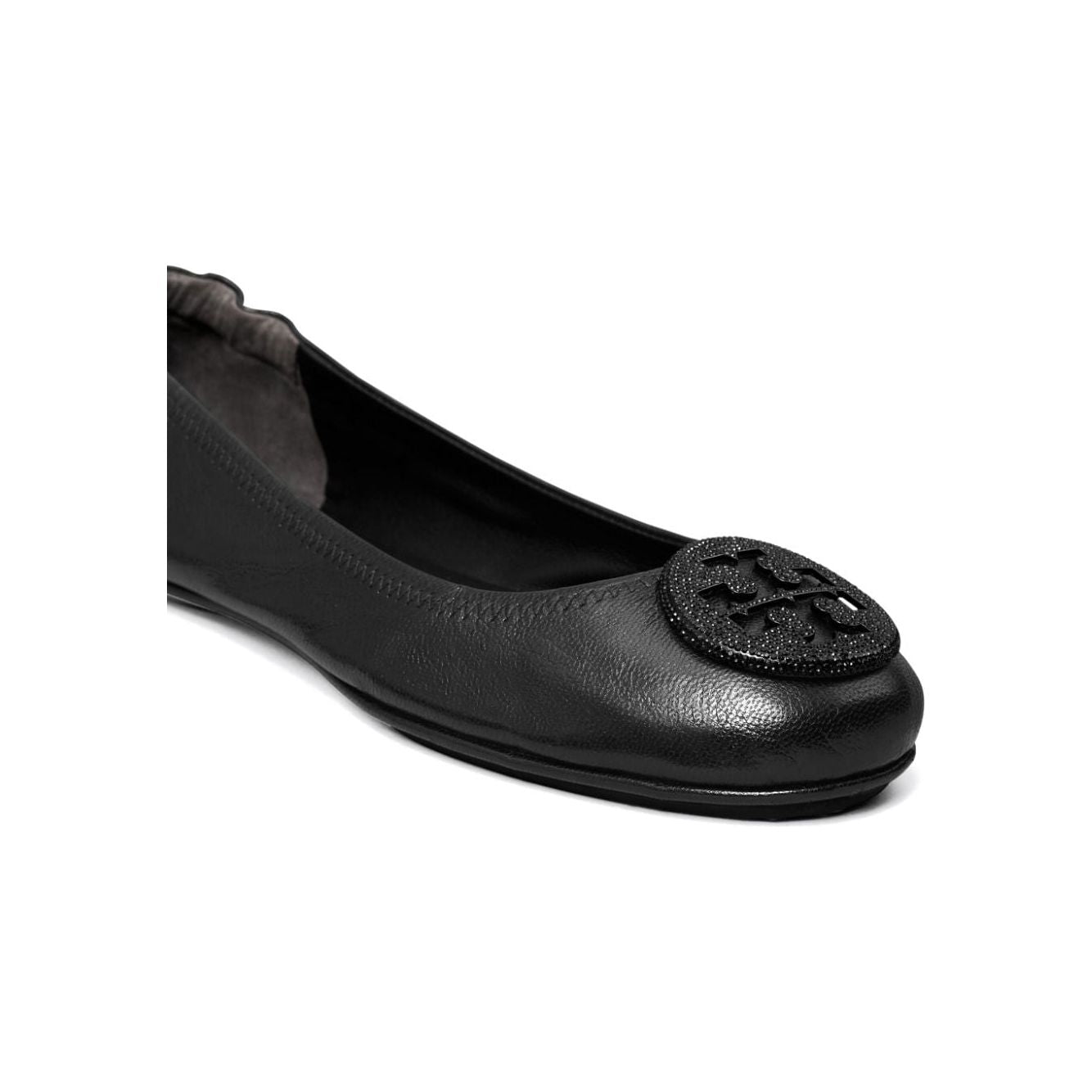 Tory Burch Minnie Pavé Travel Ballet Flat Shoes Tory Burch Dark Slate Gray