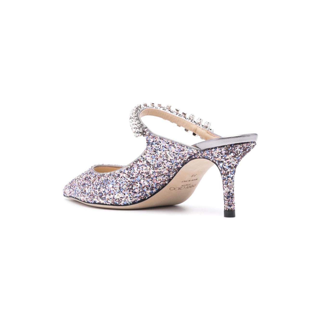 Jimmy Choo With Heel Silver Medium Heel Jimmy Choo Gray