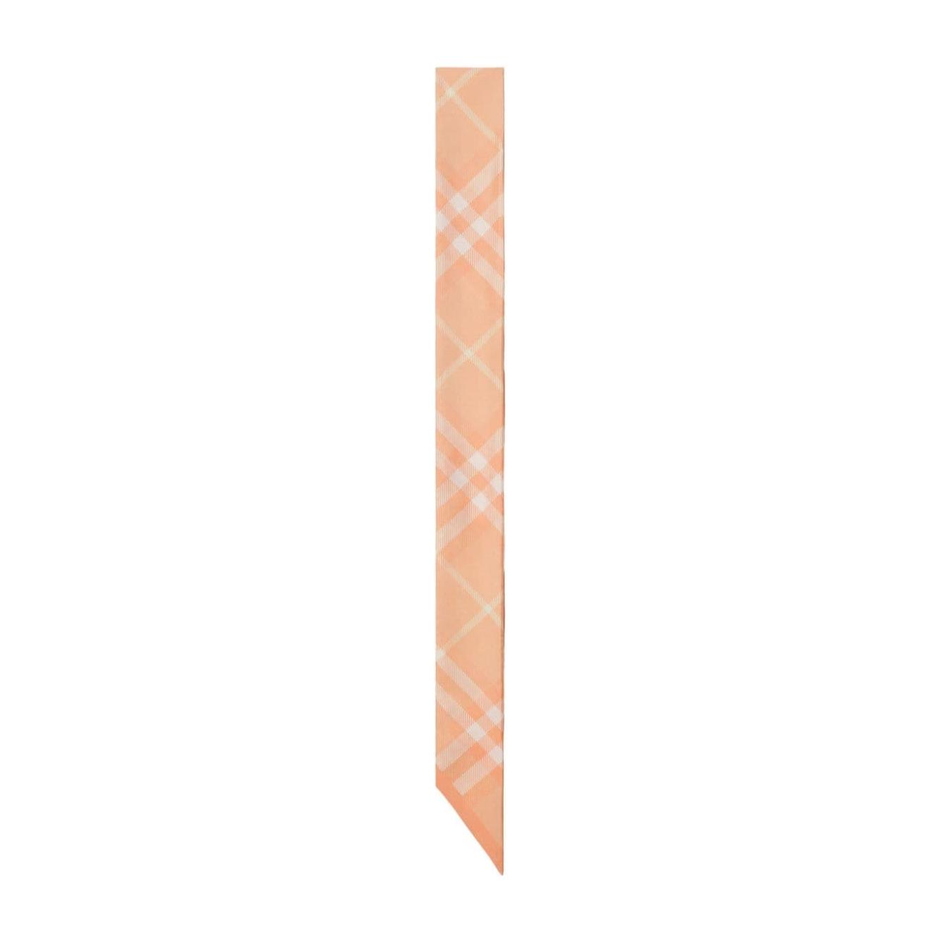 Burberry Skinny Check Silk Scarf