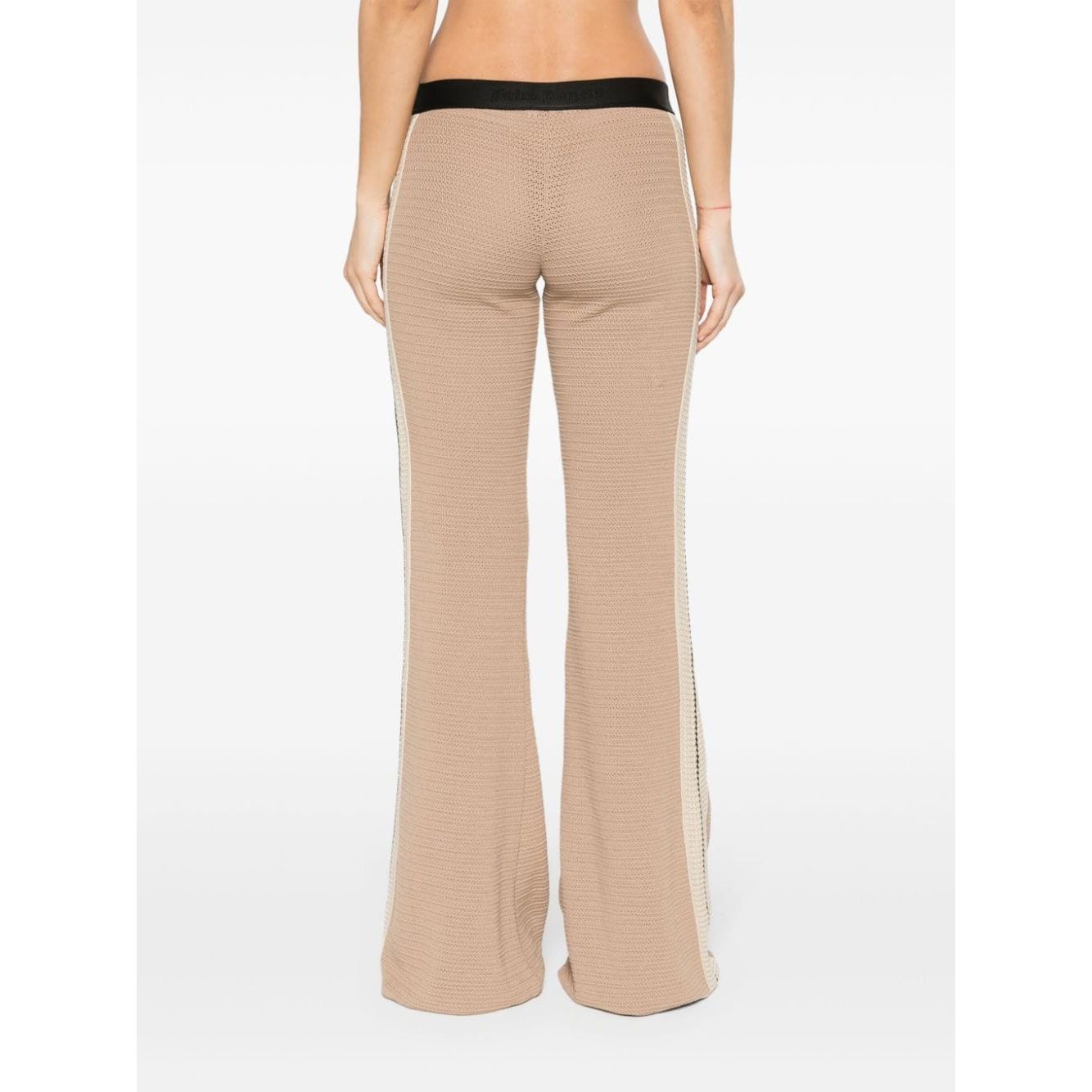 Palm Angels Trousers Beige Trousers Palm Angels White Smoke