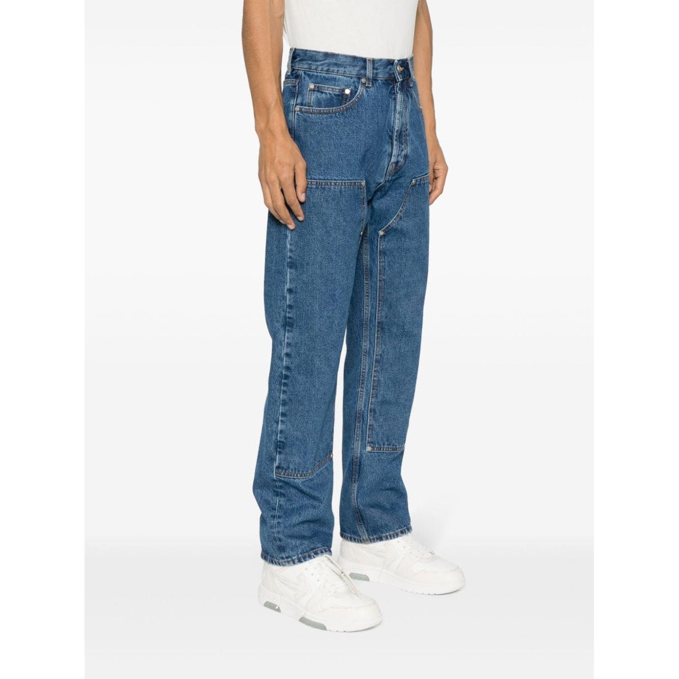 Palm Angels Jeans Blue Jeans Palm Angels Dark Slate Blue