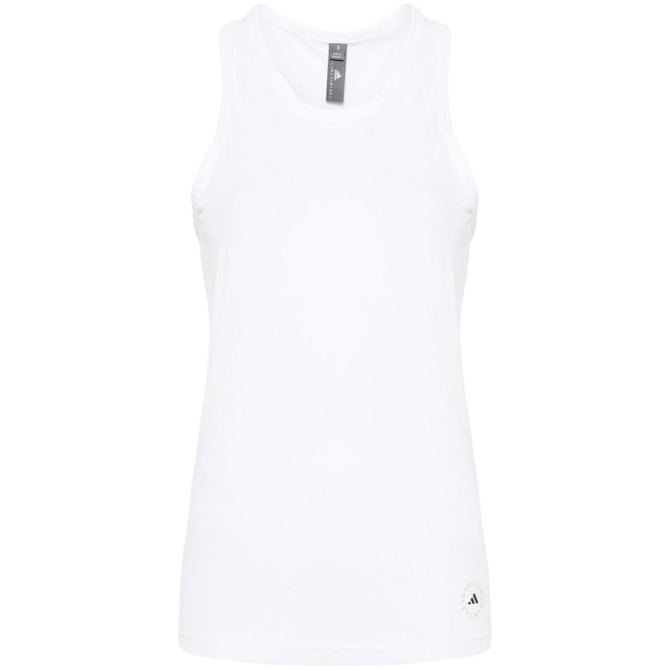 Adidas By Stella McCartney Top White Topwear Adidas By Stella McCartney White Smoke