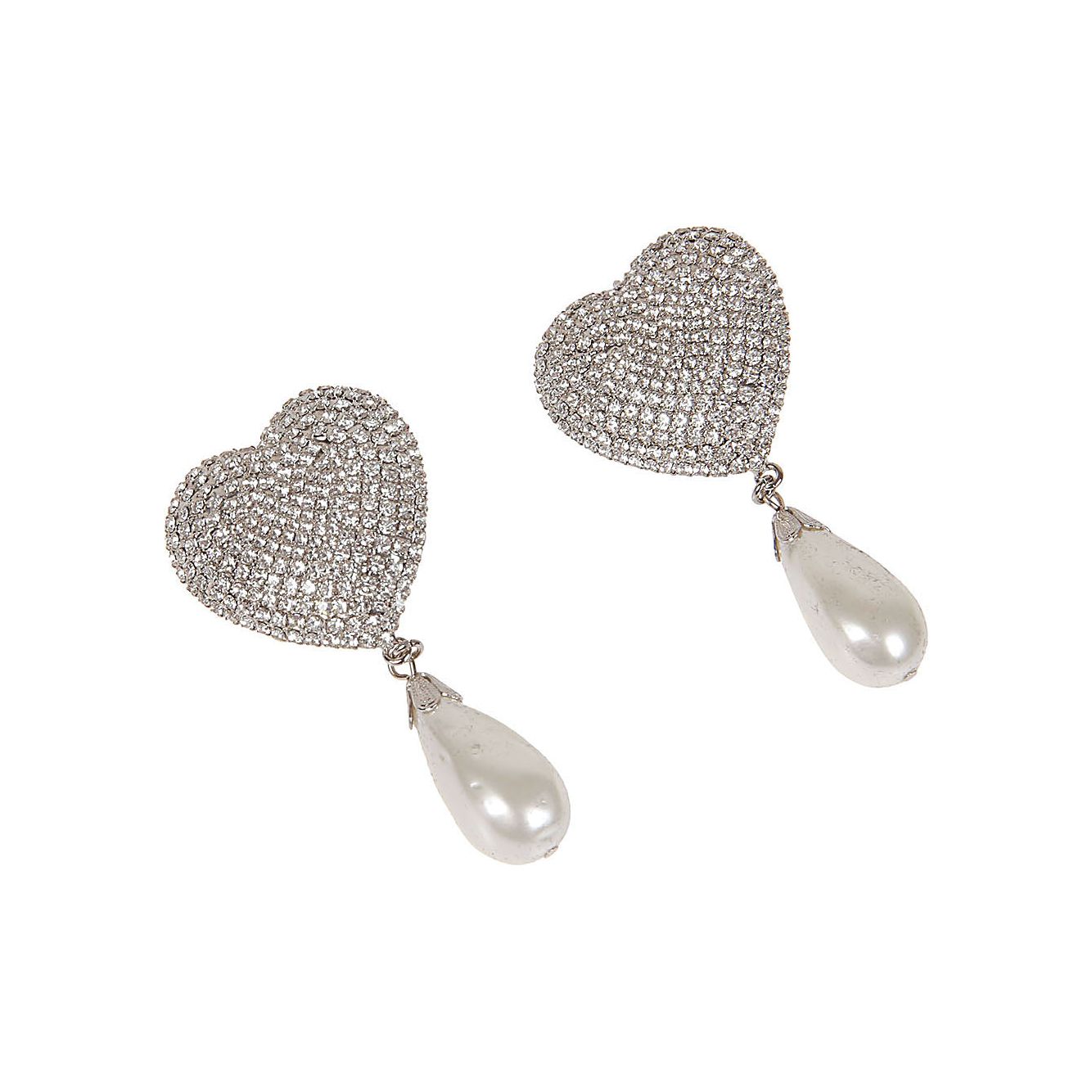 Alessandra Rich Bijoux Silver Jewellery Alessandra Rich Light Gray