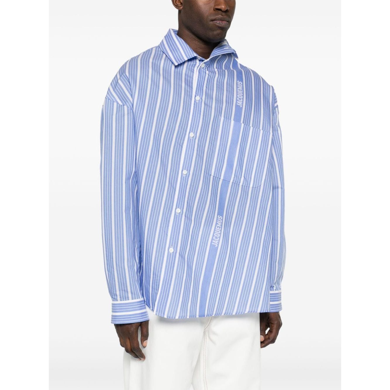 JACQUEMUS Shirts Clear Blue Shirts JACQUEMUS Lavender