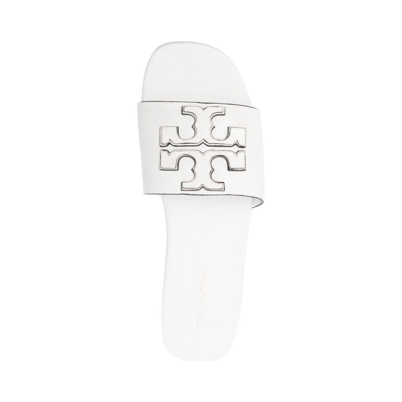 Tory Burch Ines single band slide Sandals Tory Burch White Smoke