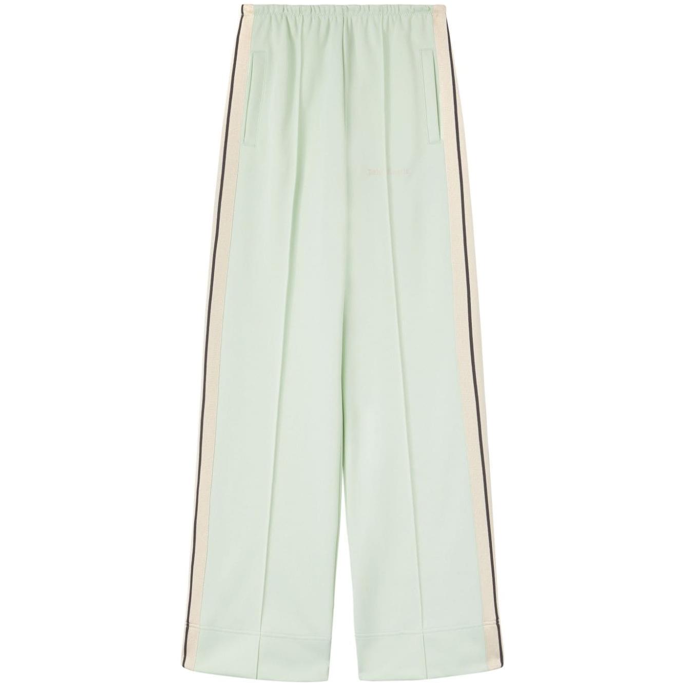 Palm Angels Trousers Green Trousers Palm Angels Light Gray