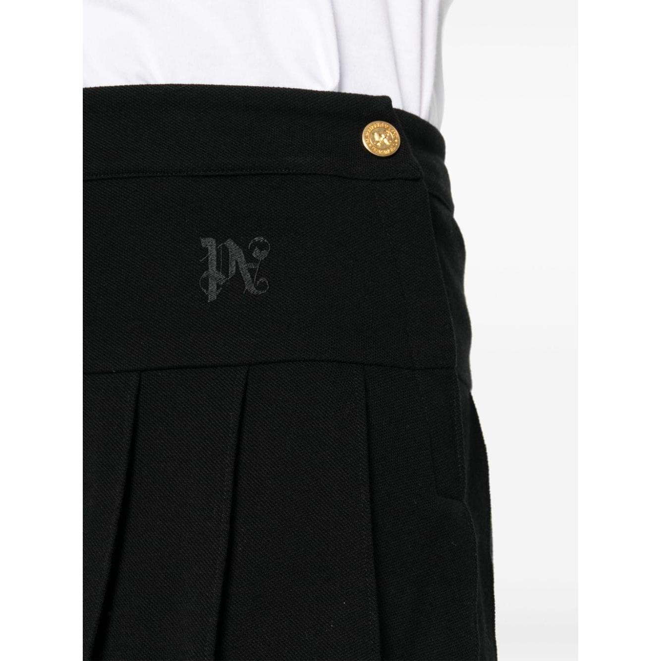 Palm Angels Skirts Black Skirts Palm Angels Black