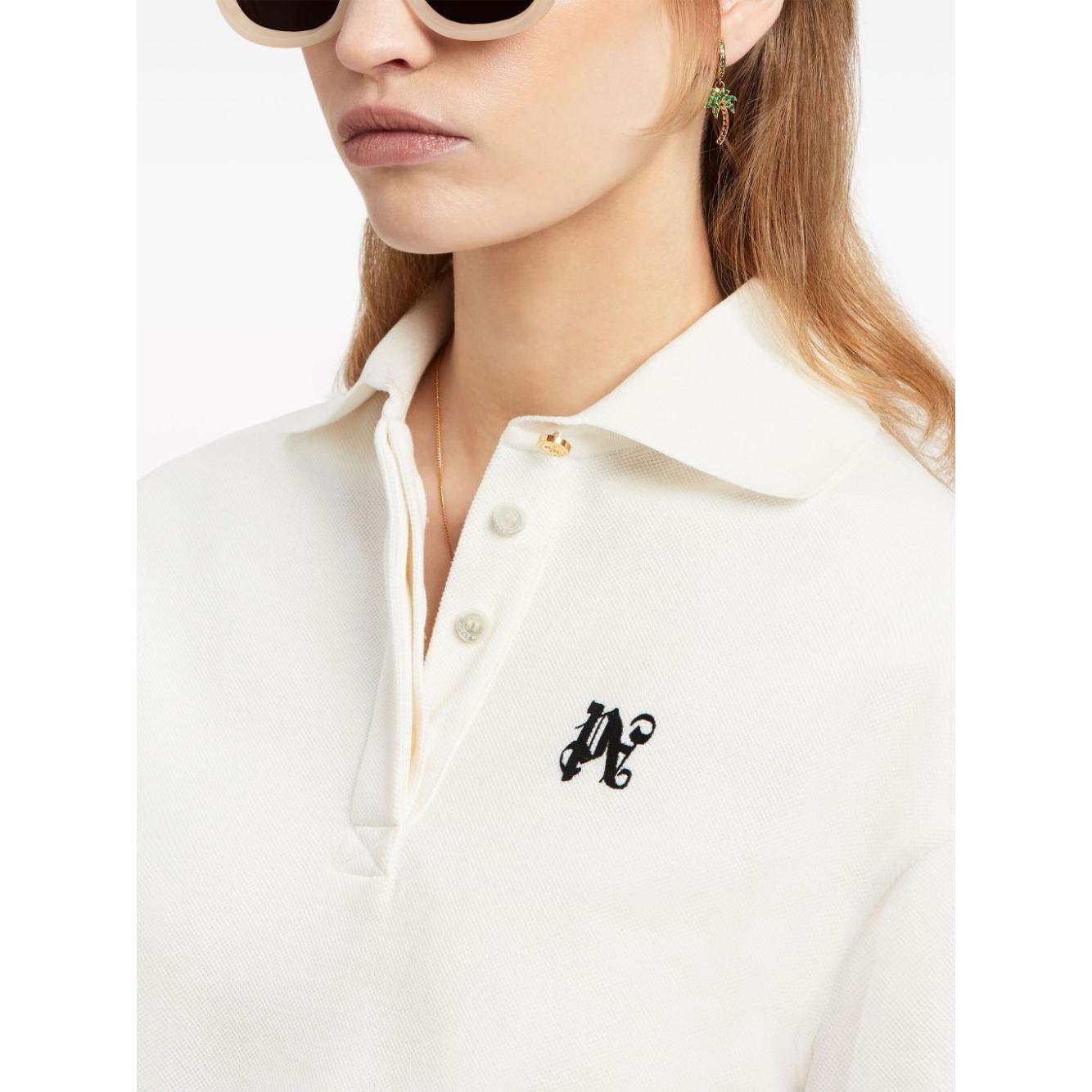 Palm Angels T-shirts and Polos White Topwear Palm Angels Antique White