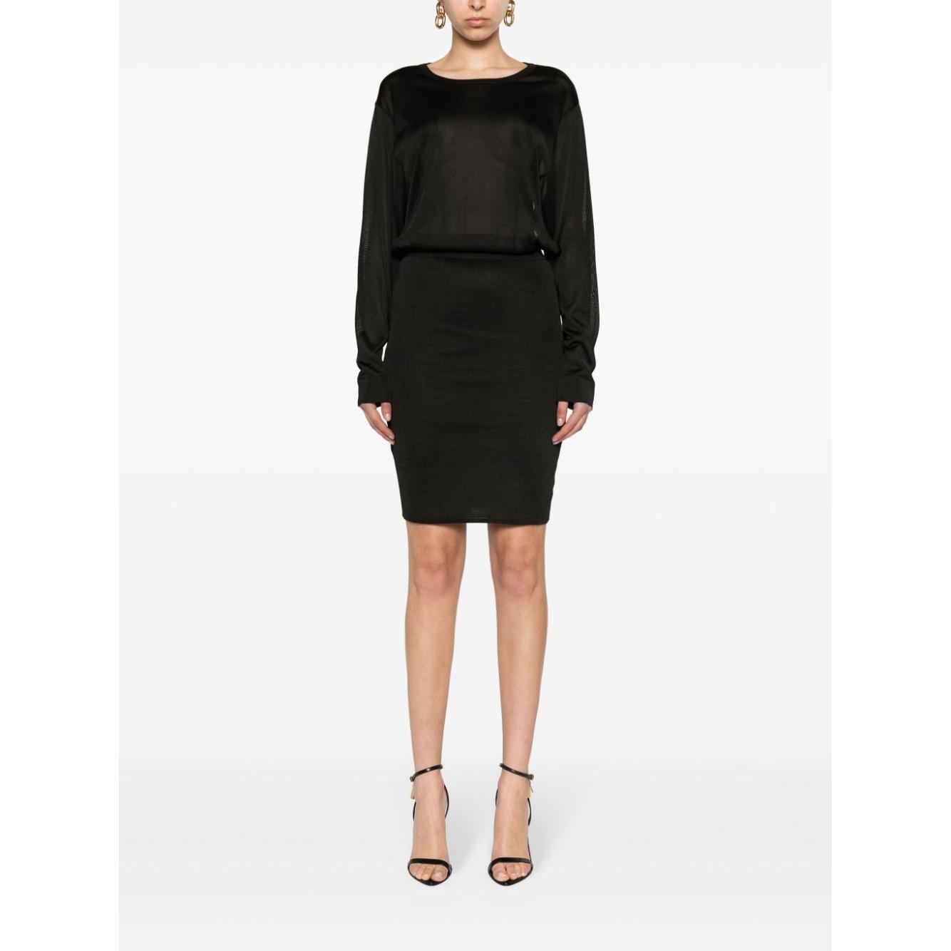Saint Laurent Dresses Black Dresses Saint Laurent White Smoke