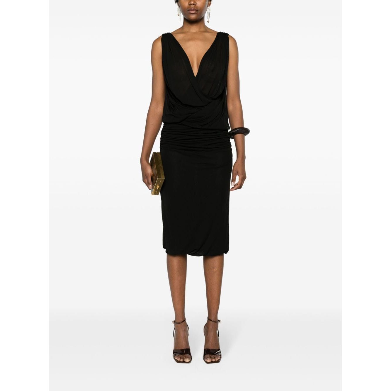 Saint Laurent Dresses Black Dresses Saint Laurent White Smoke