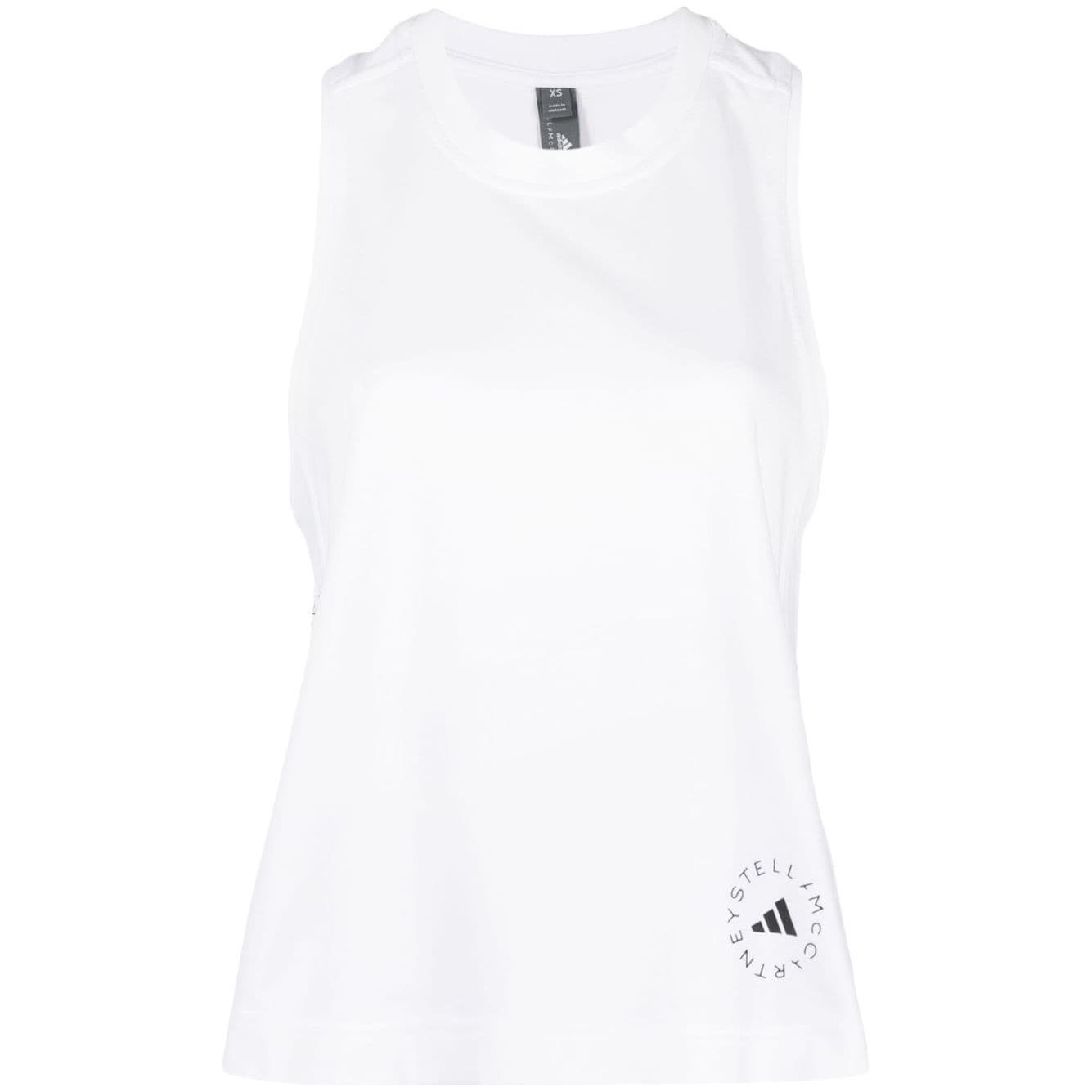Adidas By Stella McCartney Top White Topwear Adidas By Stella McCartney White Smoke
