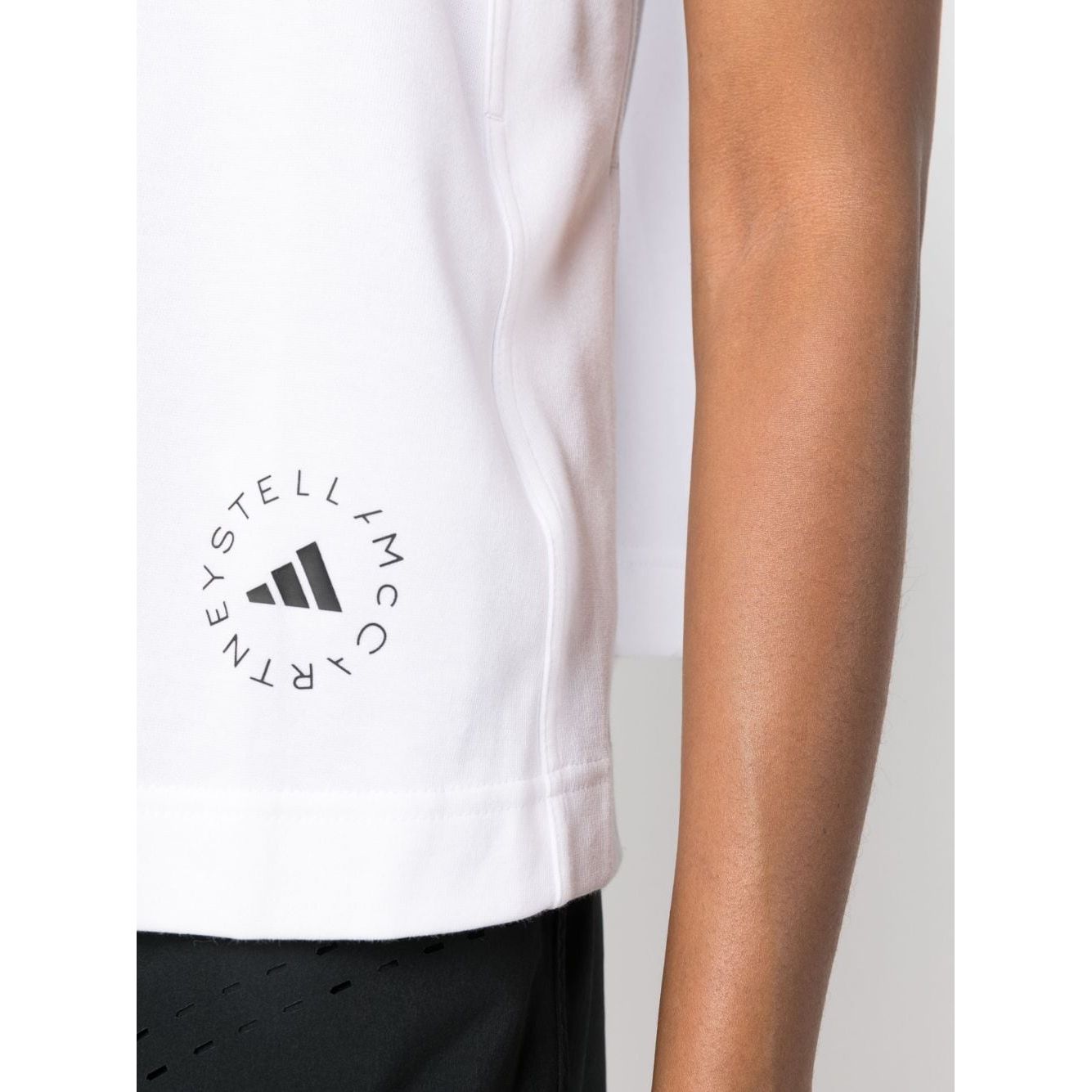 Adidas By Stella McCartney Top White Topwear Adidas By Stella McCartney Light Gray
