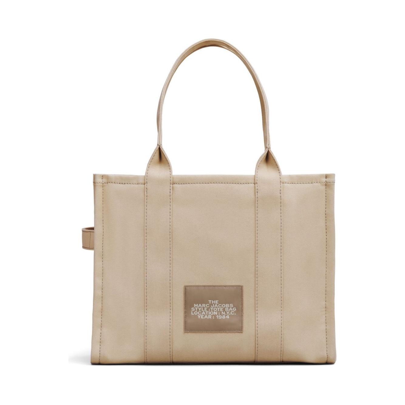 Marc Jacobs Canvas Large Tote Bag Beige Shopper Marc Jacobs Tan