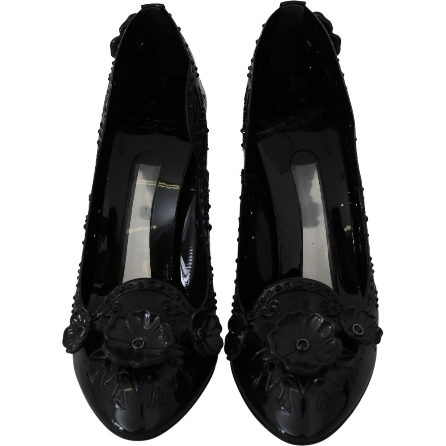 Dolce & Gabbana Enchanting Crystal Cinderella Pumps Dolce & Gabbana Black