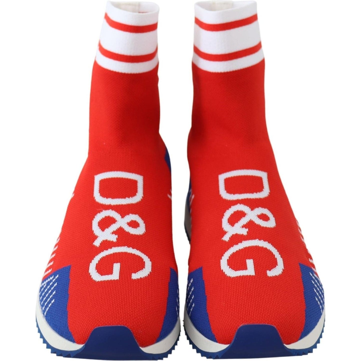 Dolce & Gabbana Chic SORRENTO Casual Socks Sneakers Dolce & Gabbana Firebrick