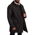 Dolce & Gabbana Black Hooded Mens Trench Coat Jacket JKT2925-44