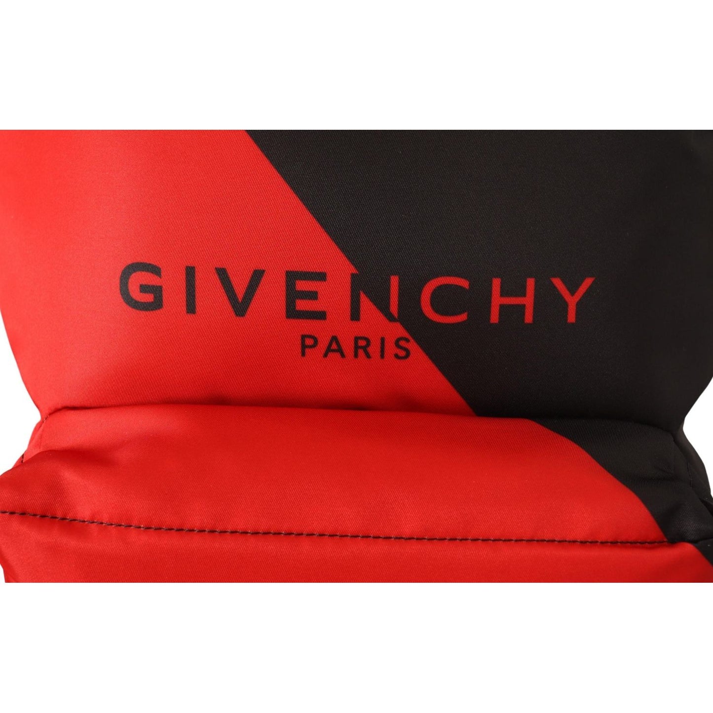 Givenchy Sleek Urban Backpack in Black and Red Givenchy Firebrick