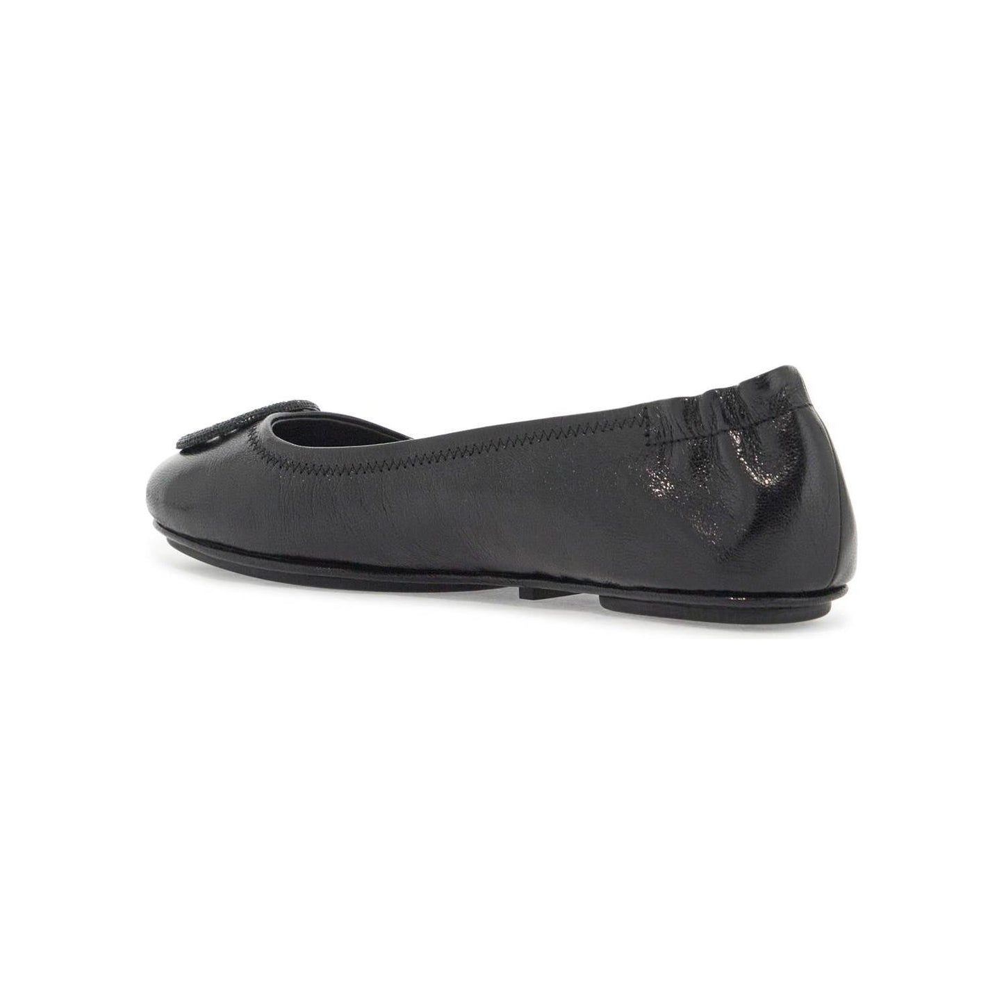 Tory Burch minnie travel ballet flats Flat Shoes Tory Burch Dark Slate Gray