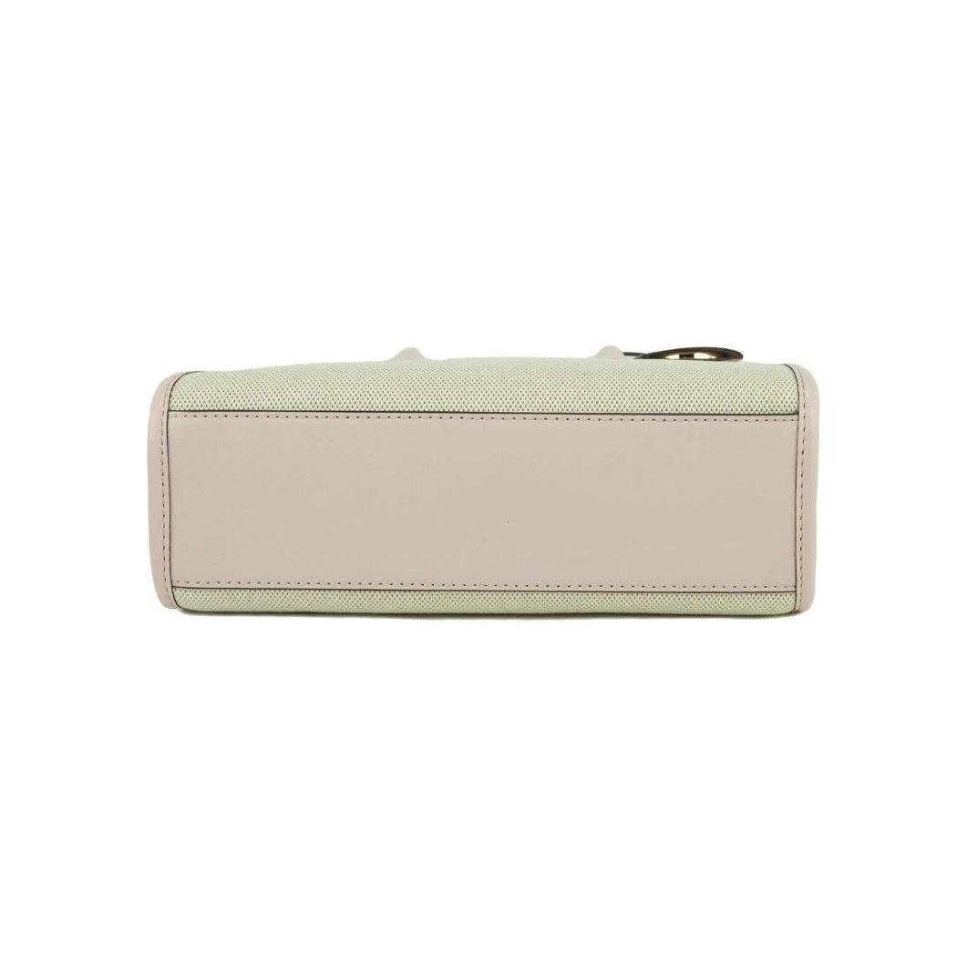 Michael Kors Mirella Small Powder Blush Canvas Shopper Crossbody Handbag Purse Michael Kors Gray