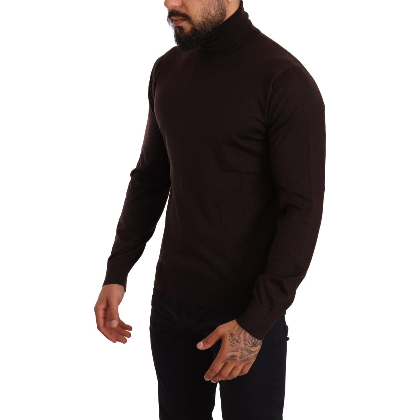 Dolce & Gabbana Elegant Cashmere Turtleneck Sweater Dolce & Gabbana Black