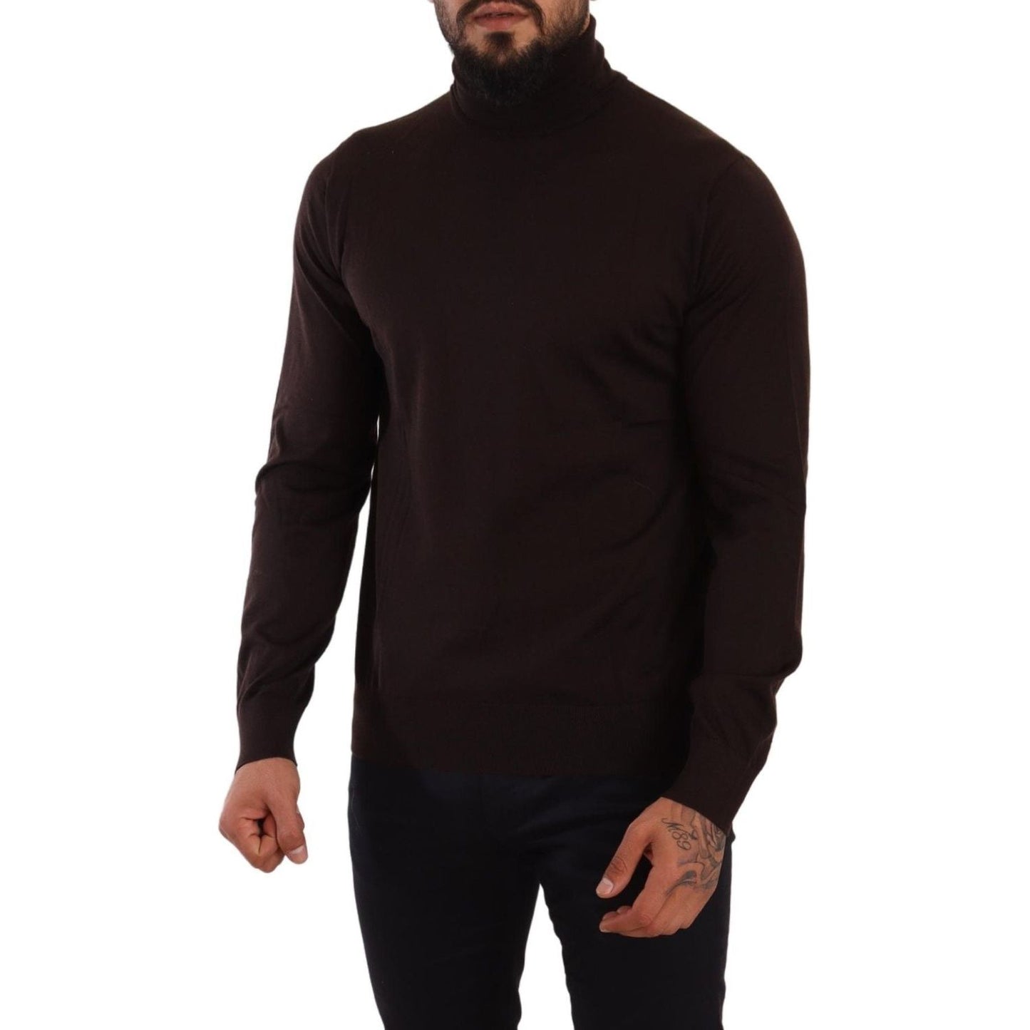 Dolce & Gabbana Elegant Cashmere Turtleneck Sweater Dolce & Gabbana Black