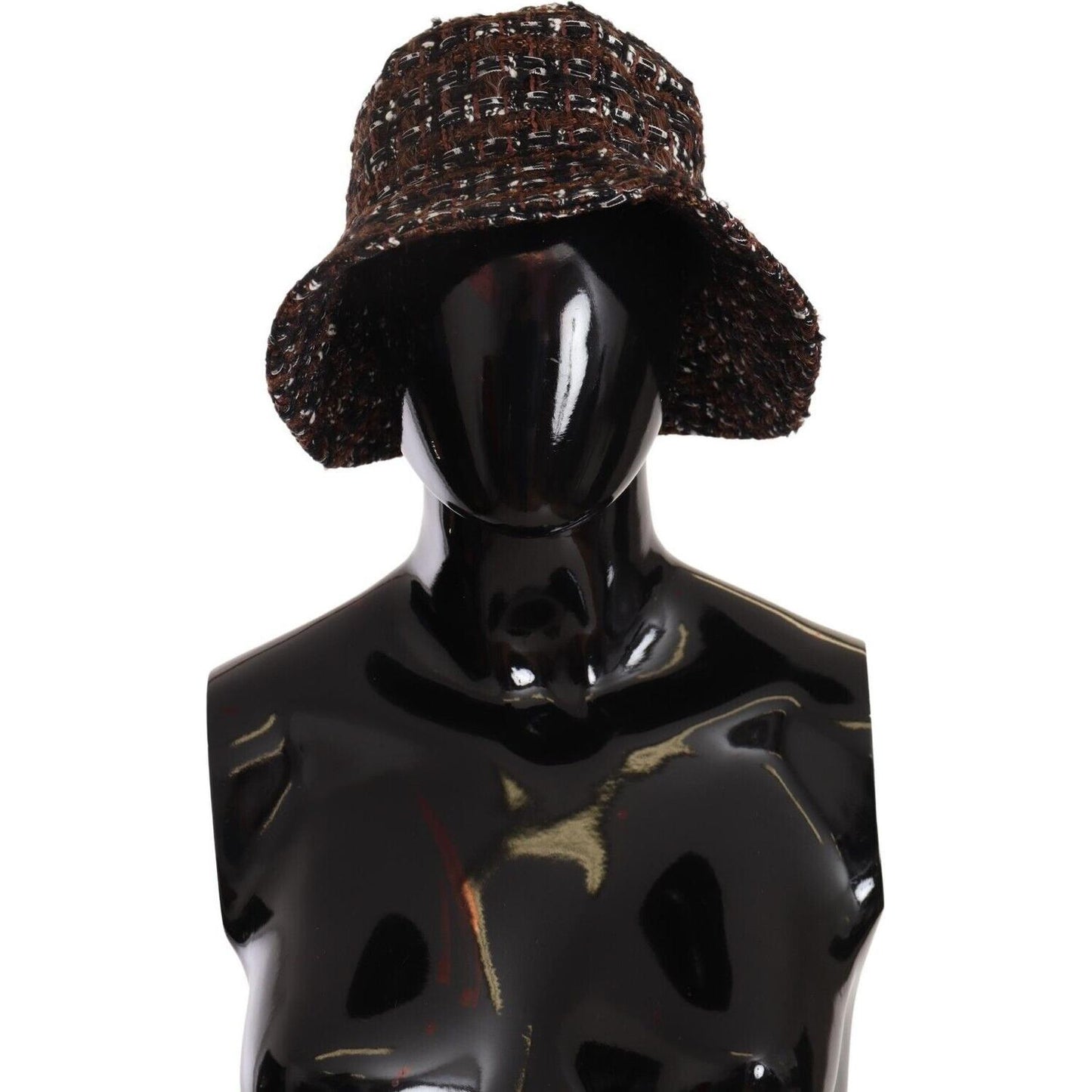 Dolce & Gabbana Elegant Woven Multicolor Bucket Hat Dolce & Gabbana Black