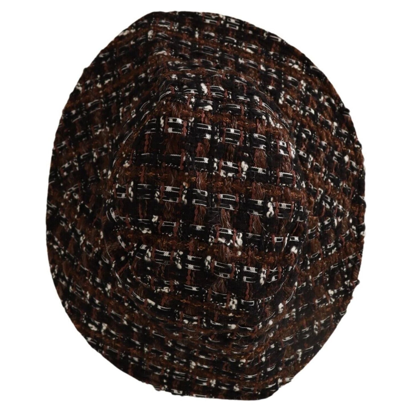 Dolce & Gabbana Elegant Woven Multicolor Bucket Hat Dolce & Gabbana Black